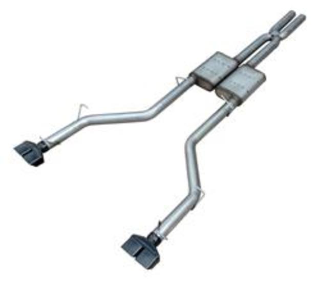 Pypes Violator Dual Exhaust System 08-14 Dodge Challenger SRT8 - Click Image to Close